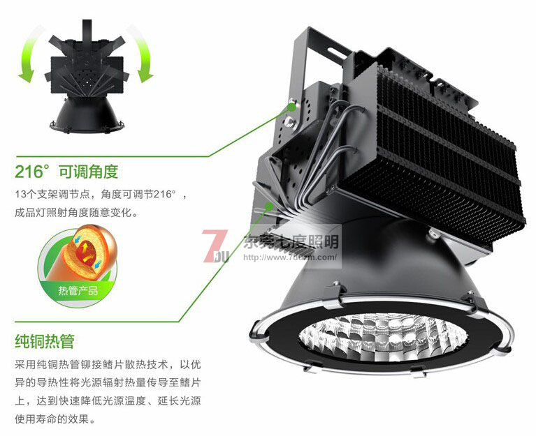 东莞抖阴污视频照明QDLED-GC011-500WLED塔吊灯产品细节图片