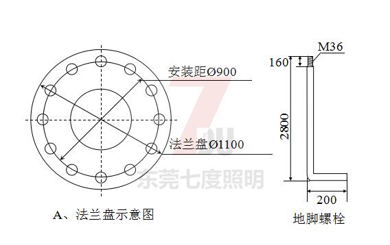 30米抖阴污视频污下载基础地脚螺栓及定位调节板示意图